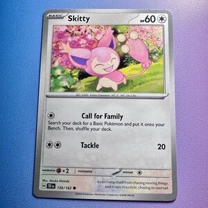 skitty - 130/162 (common) — pokemon: temporal forces